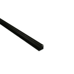 Decorwall 10.5mm End Profile | Black | Plastic