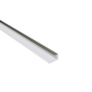 Decorwall 10.5mm End Profile | Chrome | Plastic