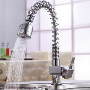Swivel Spout Kitchen Sink Mixer Taps Pullout Bidet Spray