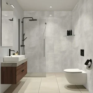 Pro-Tek Genoa Grey Plain Wall Panel