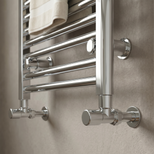 Chrome Manual Angle Radiator Valves