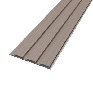 Decorwall MB Thermo-Slat Ash Grey PVC Slat Panel