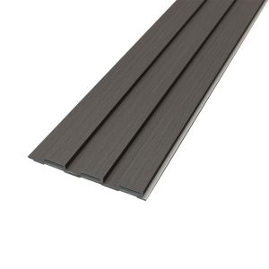 Decorwall MB Thermo-Slat Smokey Grey PVC Slat Panel