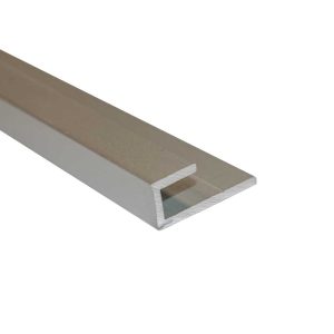 Aluminium 1-Part Finishing Profile