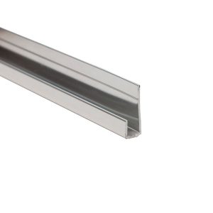 Decorwall Decortrim – 5mm x 2.4m – Metal Starter / End Trim – Polished Silver