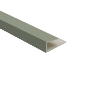 Decorwall Elegance Abstract Cladding Starter Trim 2.6m Sage Abstract 8mm Plastic