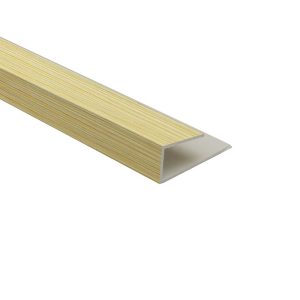 Decorwall Elegance Abstract Cladding Starter Trim 2.6m Lemon Zest 8mm Plastic