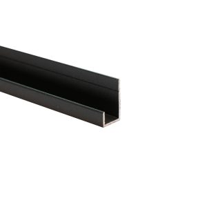 Decorwall Decortrim – 8.5mm x 2.6m – Metal Starter / End Trim – Anthracite
