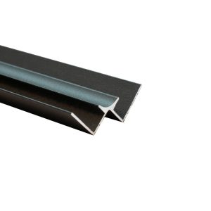 Decorwall Decortrim – 8.5mm x 2.6m – Metal Internal Corner Trim – Anthracite