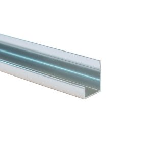 Decorwall Decortrim – 11.5mm x 2.4m – Metal Starter / End Trim – Polished Chrome