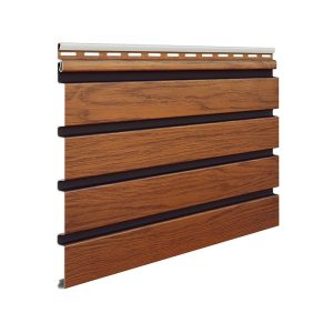 Vilo Fronto Outdoor Slat Panel – Golden Oak V Black