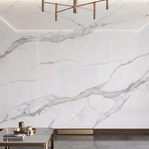 Pro-Tek White Continuous Marble Wall Panel (Set of 5)