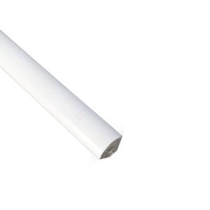 Decorwall 12.5mm Quadrant | White | Plastic