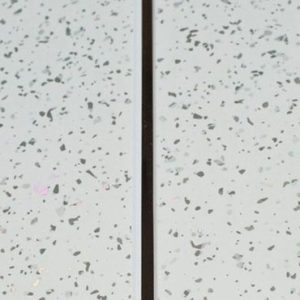 Sparkle White  with Chrome Ceiling PVC Panels Water Resistance 250 mm Wide x 2.7 mt Long x 8 mm Thick