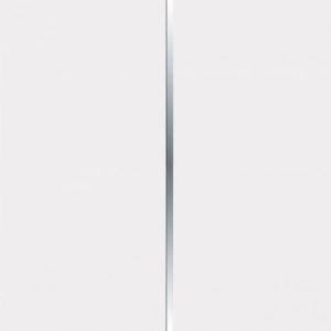 Decorwall Tradeline Gloss White V Chrome – 8mm