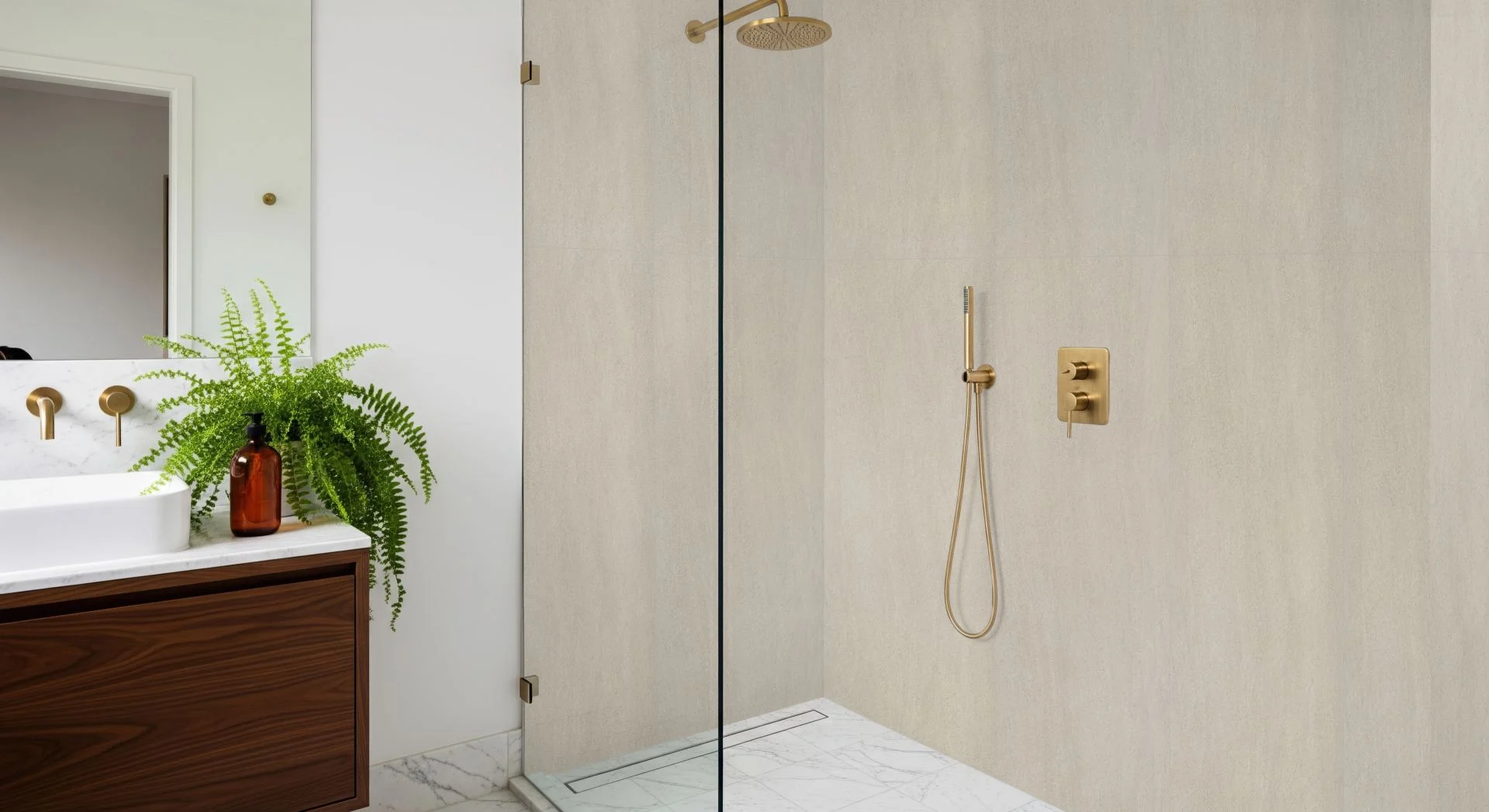 Pro-Tek Livorno Beige Double Tile Wall Panel - Image 4
