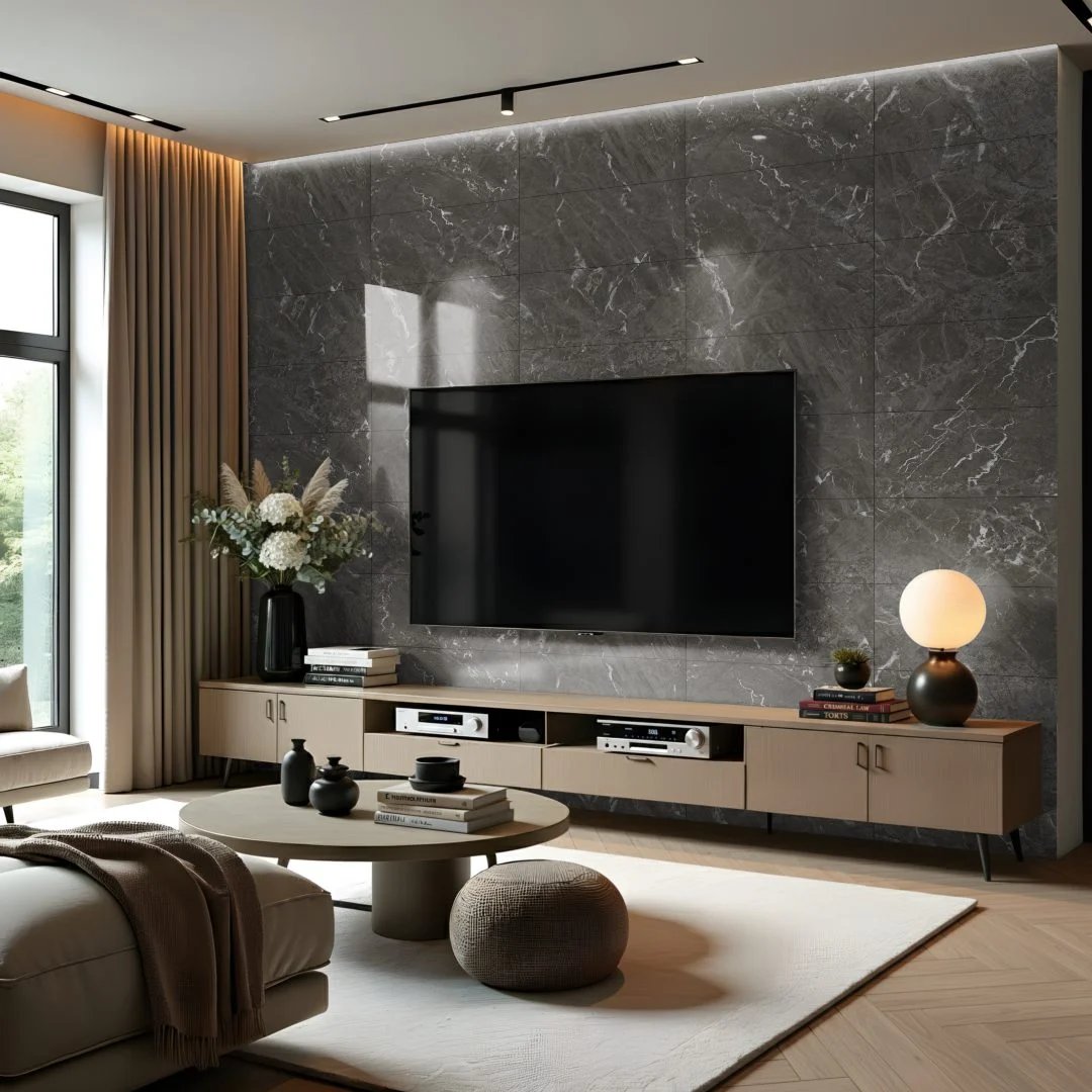 Pro-Tek Marquina Black Multi Tile Wall Panel - Image 4