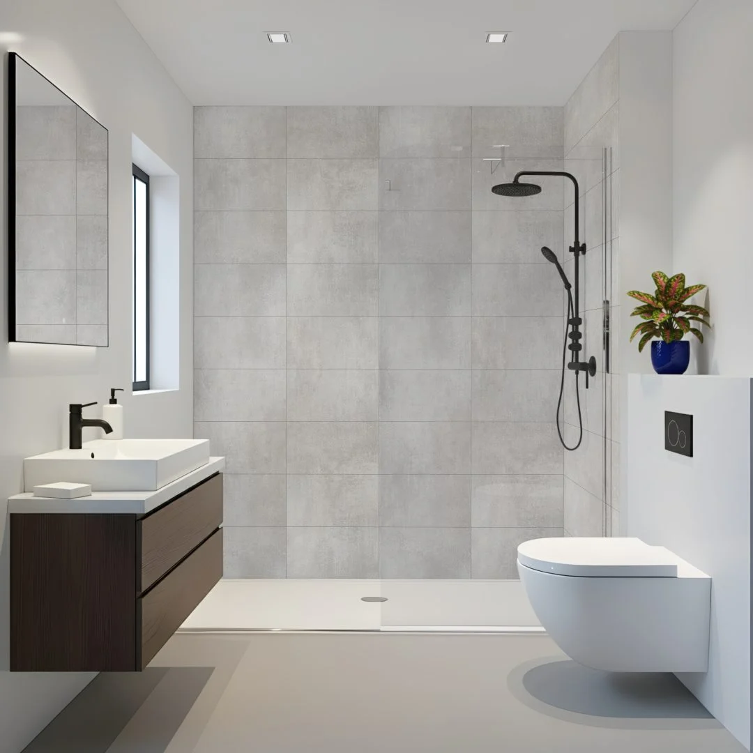 Pro-Tek Messina Grey Multi Tile Wall Panel