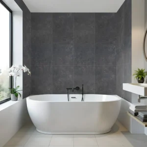 Pro-Tek Monza Grey Double Tile Wall Panel