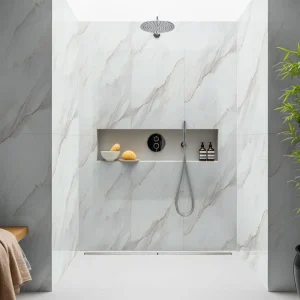 Pro-Tek Natural Carrara Double Tile Wall Panel