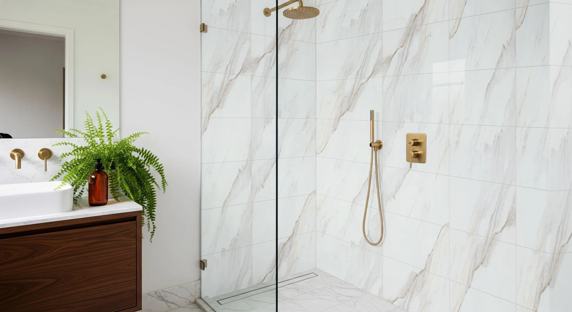 Pro-Tek Natural Carrara Multi Tile Wall Panel - Image 3