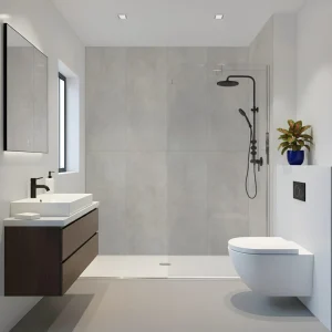 Pro-Tek Venezia Grey Double Tile Wall Panel
